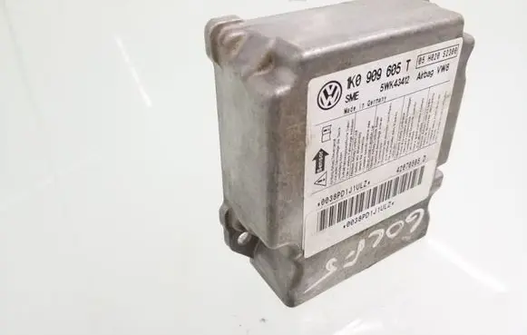 Volkswagen Golf V Airbag control unit/module 1K0909605T 5WK43412