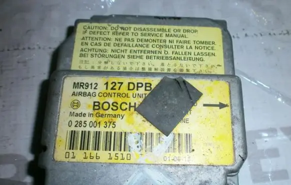 Mitsubishi Space Star Airbag control unit/module MR912127DPB 0285001375
