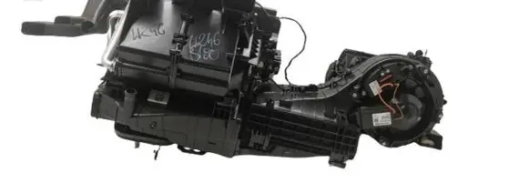 Interior heater climate box assembly
