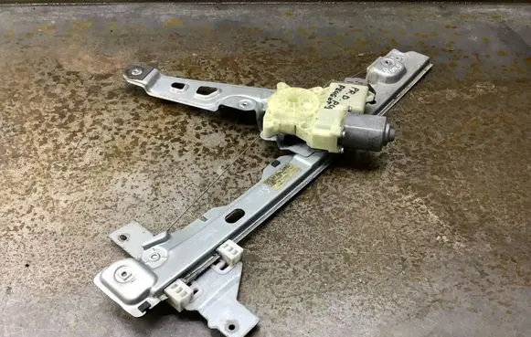 Front door window regulator with motor