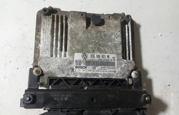 Volkswagen PASSAT B6 Engine control unit/module 03G906021NK 0281013440 1039S17241