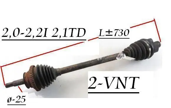 Renault Espace II Front driveshaft ABSSLQ25