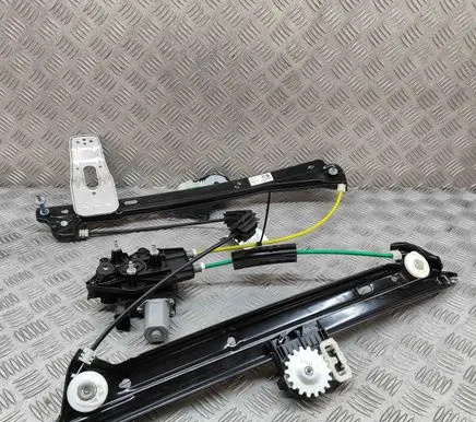 Front door window regulator with motor