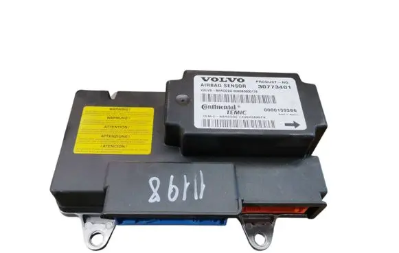 Volvo S40 Airbag control unit/module 30773401 00001393B6 006083000176