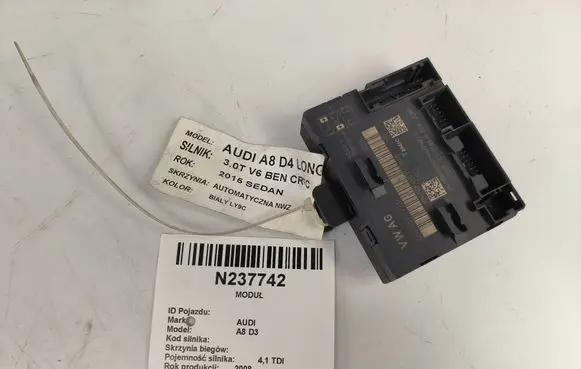 Audi A8 S8 D3 4E Door control unit/module 4H0959792G
