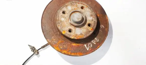 Citroen C4 I Picasso Rear brake disc neventiliuojamas