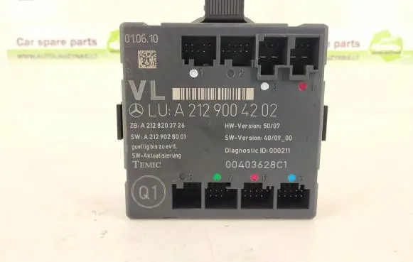 Mercedes-Benz GLK (X204) Door control unit/module A2129004202 2129004202