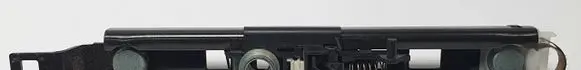 Opel Astra H Seat belt adjustment rail 13166032