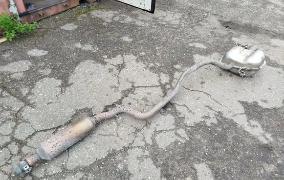 Volkswagen PASSAT B6 Muffler/silencer 3C02532111 3C0253211L 3C0253211