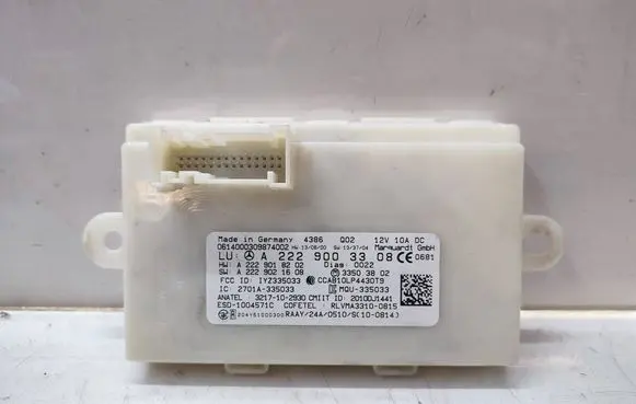 Mercedes-Benz S W222 Keyless (KESSY) go control unit/module A2229003308 A2229018202