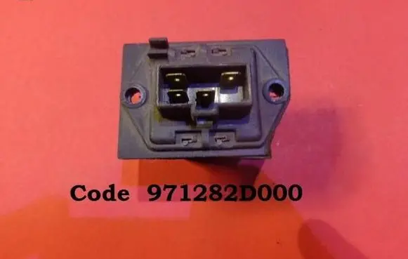 Hyundai Coupe Heater blower motor/fan resistor 971282D000