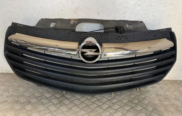 Opel Vivaro Front bumper upper radiator grill 93452300 214B37781R 214B25126R