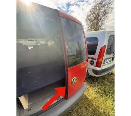 Volkswagen Caddy Rubber seal loading door 