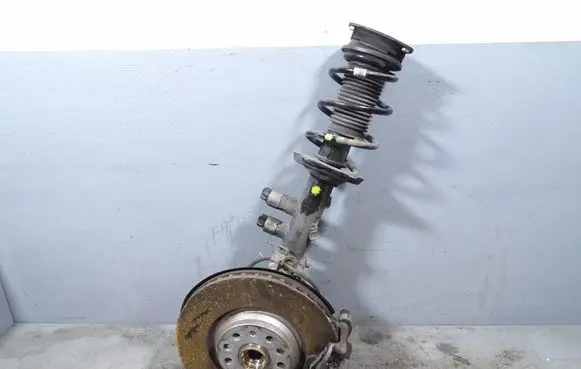 Front shock absorber with coil spring