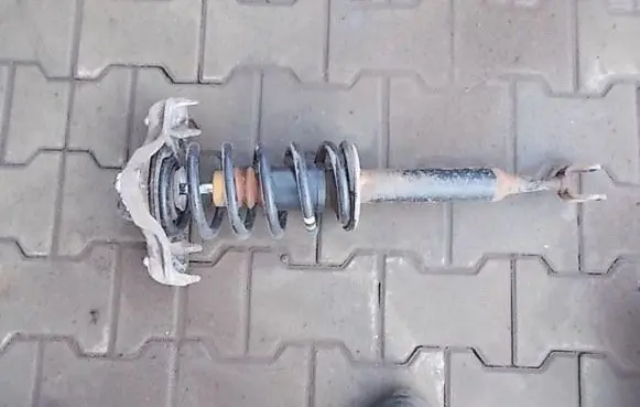 Audi A4 S4 B6 8E 8H Front shock absorber with coil spring