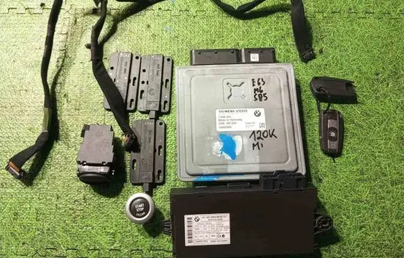 BMW 6 E63 E64 Engine ECU kit and lock set 7840444 61356943835 6943835