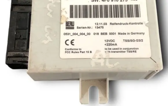 Audi A6 S6 C6 4F Tire pressure control unit 4F0907273