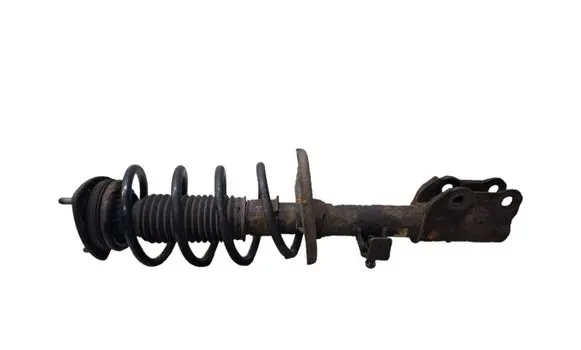 Front shock absorber with coil spring