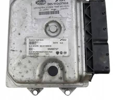 Fiat Panda II Engine control unit/module 55260727 MJD8F3P8