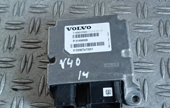 Volvo V40 Airbag control unit/module 31406938 T142921273251 P31406938