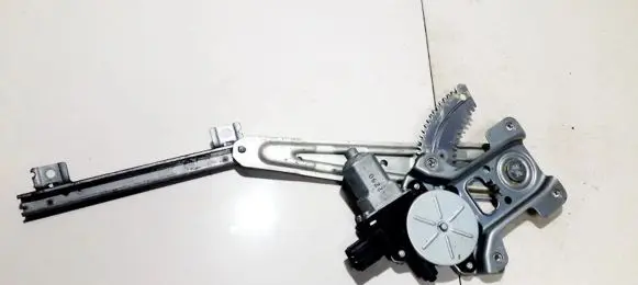 Sliding door window regulator with motor