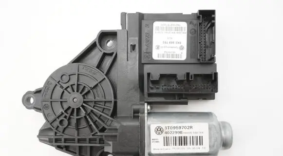 Volkswagen Caddy Front door window regulator motor 1T0959702R 5K0959792