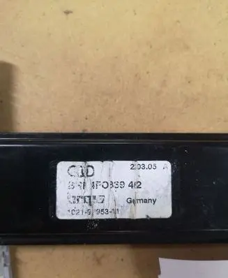 Audi A6 S6 C6 4F Rear window lifting mechanism without motor 4F0839462