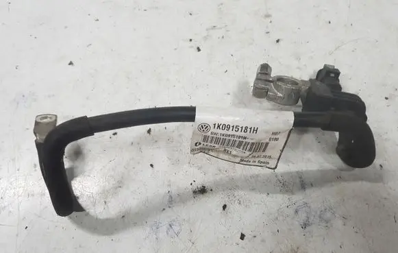 Volkswagen PASSAT B7 Negative earth cable (battery) 1K0915181H