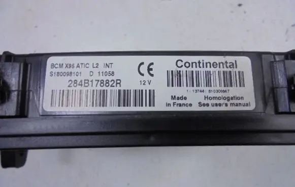 Renault Megane III Other control units/modules 284B17882R