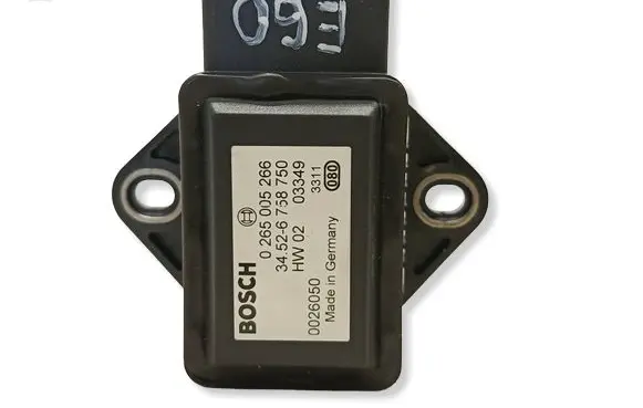 BMW 5 E60 E61 ESP acceleration yaw rate sensor 0265005266 0026050 6758750