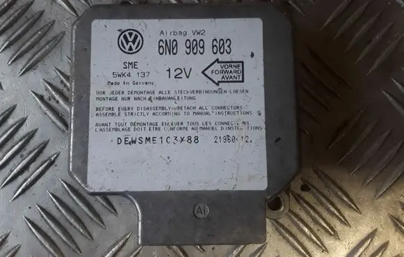 Volkswagen Sharan Airbag control unit/module 6N0909603 5WK43137