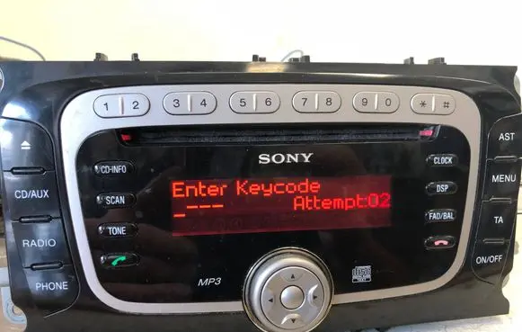 Ford Focus Radio/CD/DVD/GPS head unit 7M5T18C939JEBILI 7M5T18C939JE