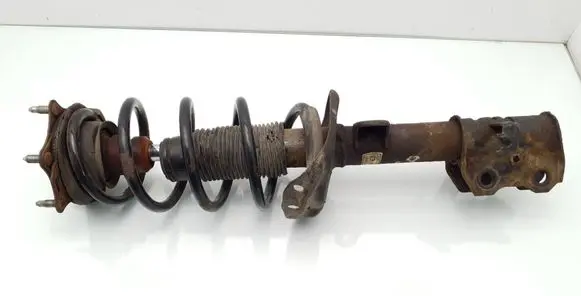 Front shock absorber with coil spring