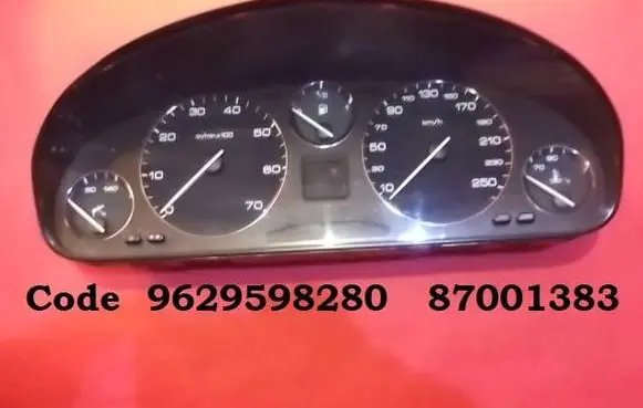 Peugeot 607 Speedometer (instrument cluster) 9629598280 87001383
