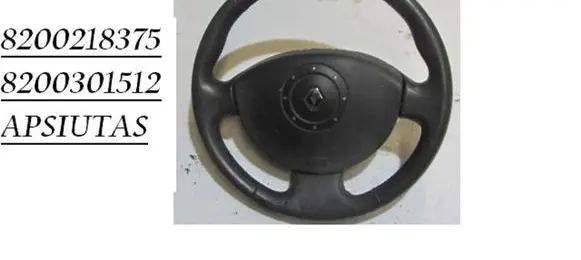 Renault Megane II Steering wheel 8200218375 8200301512