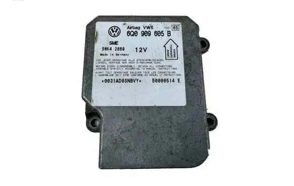 Volkswagen PASSAT B5.5 Airbag control unit/module 6Q0909605B 5WK42869 0031AD0SNBVY