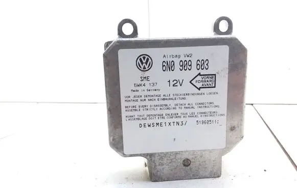 Volkswagen Sharan Airbag control unit/module 6N0909603