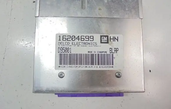Opel Astra G Engine control unit/module ECU 16204699