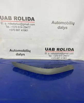Front bumper splitter molding