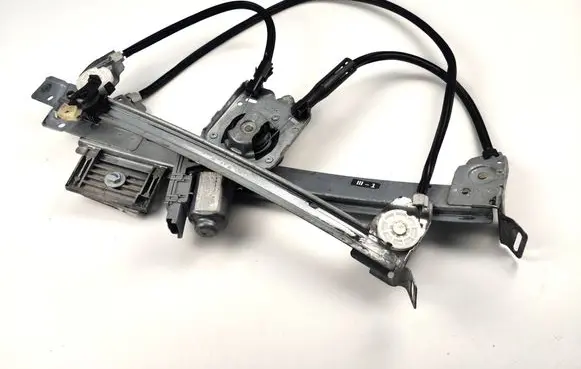 Opel Tigra B Front door window regulator with motor 93162241