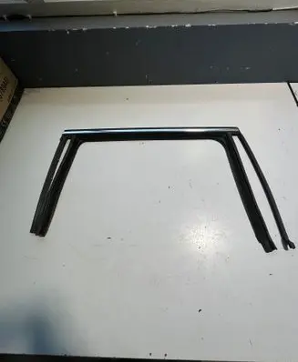 Rear door glass trim molding
