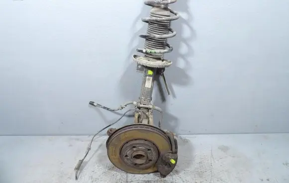 Front shock absorber with coil spring