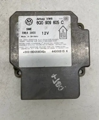 Volkswagen PASSAT B5.5 Airbag control unit/module 6Q0909605C 44000515K 5WK42900