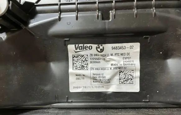 BMW 3 G20 G21 Interior heater climate box assembly 
