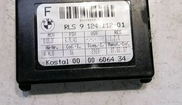 BMW 3 E90 E91 Rain sensor 09124112 9124112 00606434