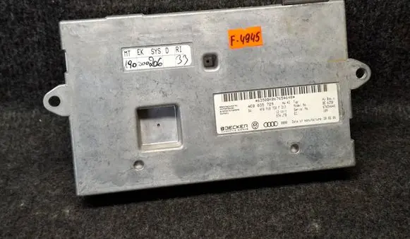 Audi A8 S8 D3 4E MMI control unit 4E0035729 4F0910730F