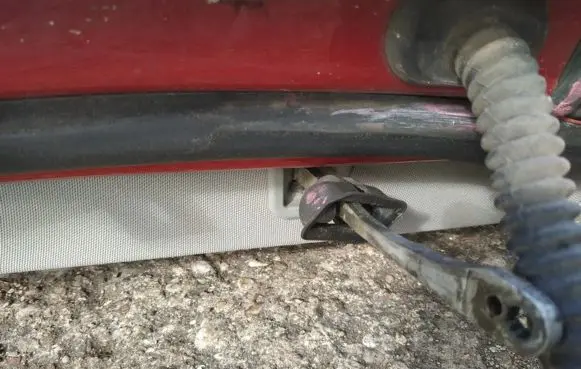 Audi A2 Rear door check strap stopper