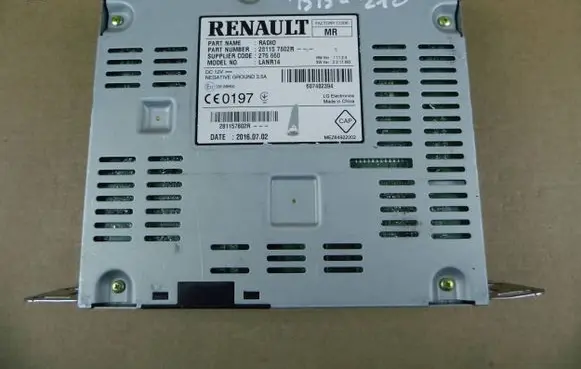 Renault Talisman Radio/CD/DVD/GPS head unit 281157802R