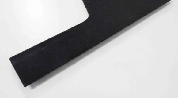 Dashboard side end trim
