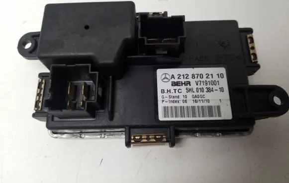 Mercedes-Benz E W212 Heater blower motor/fan resistor A2128702110